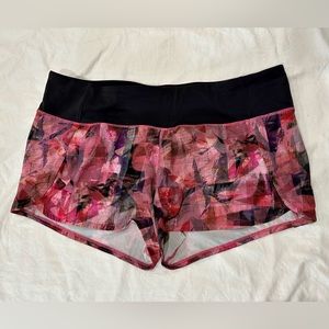 Lululemon 4 inch Multicolor Shorts 12